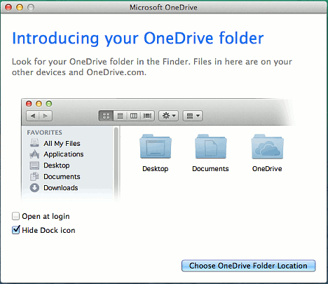 mac os x onedrive for business